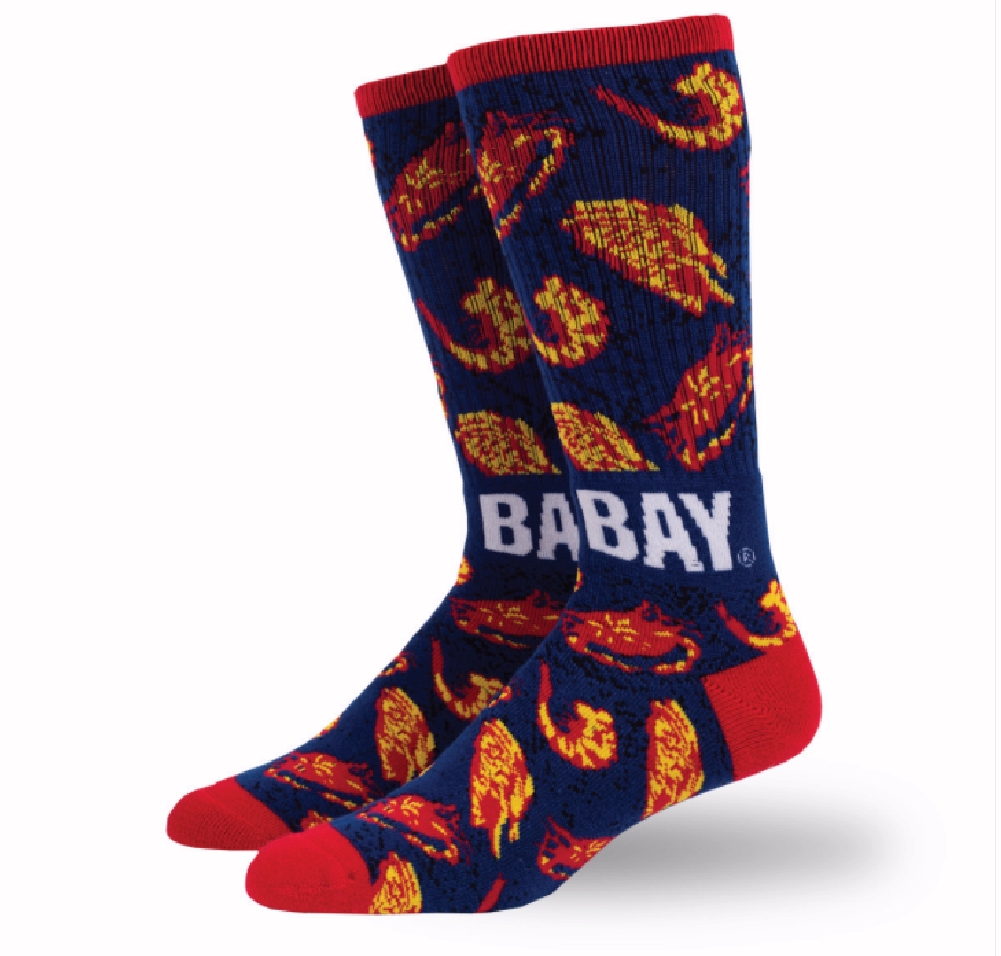 Old Bay Seafood Boil Crew Socks - CycleServe Store