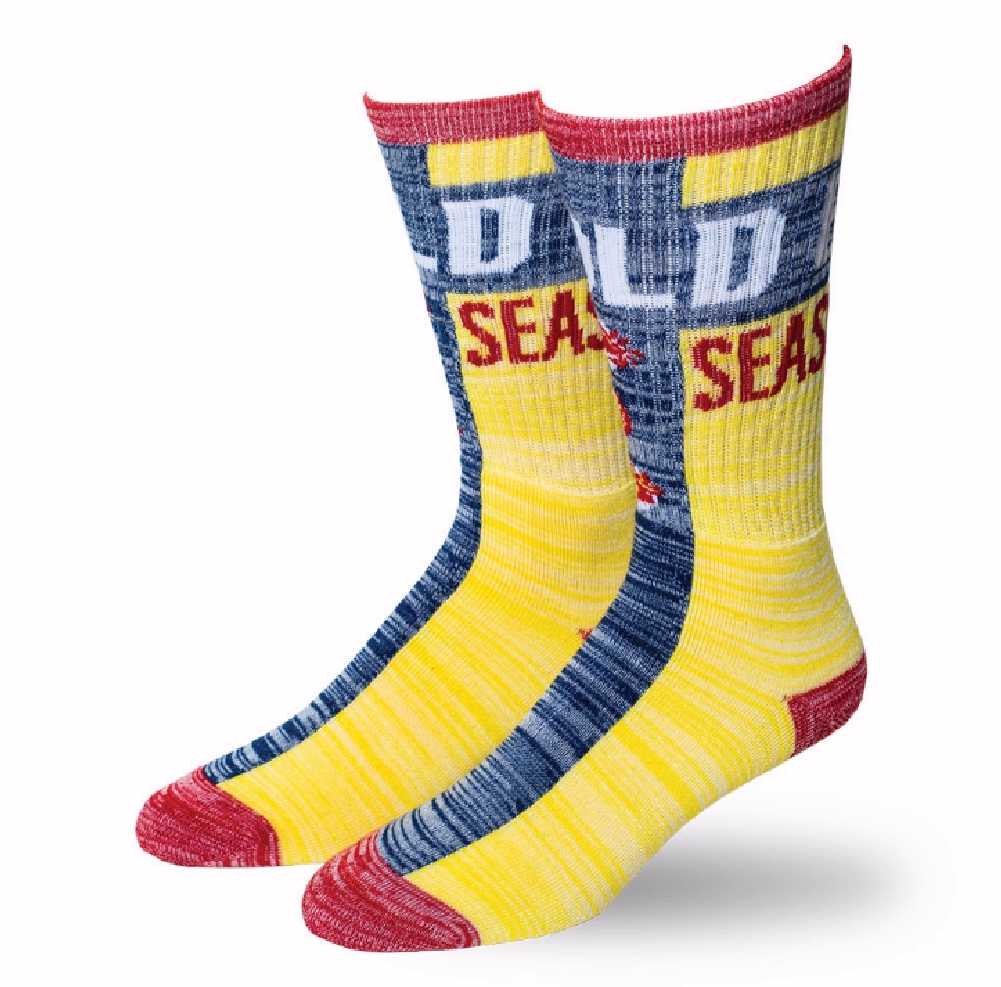 Old Bay Faded Can Logo Crew Socks - CycleServe Store